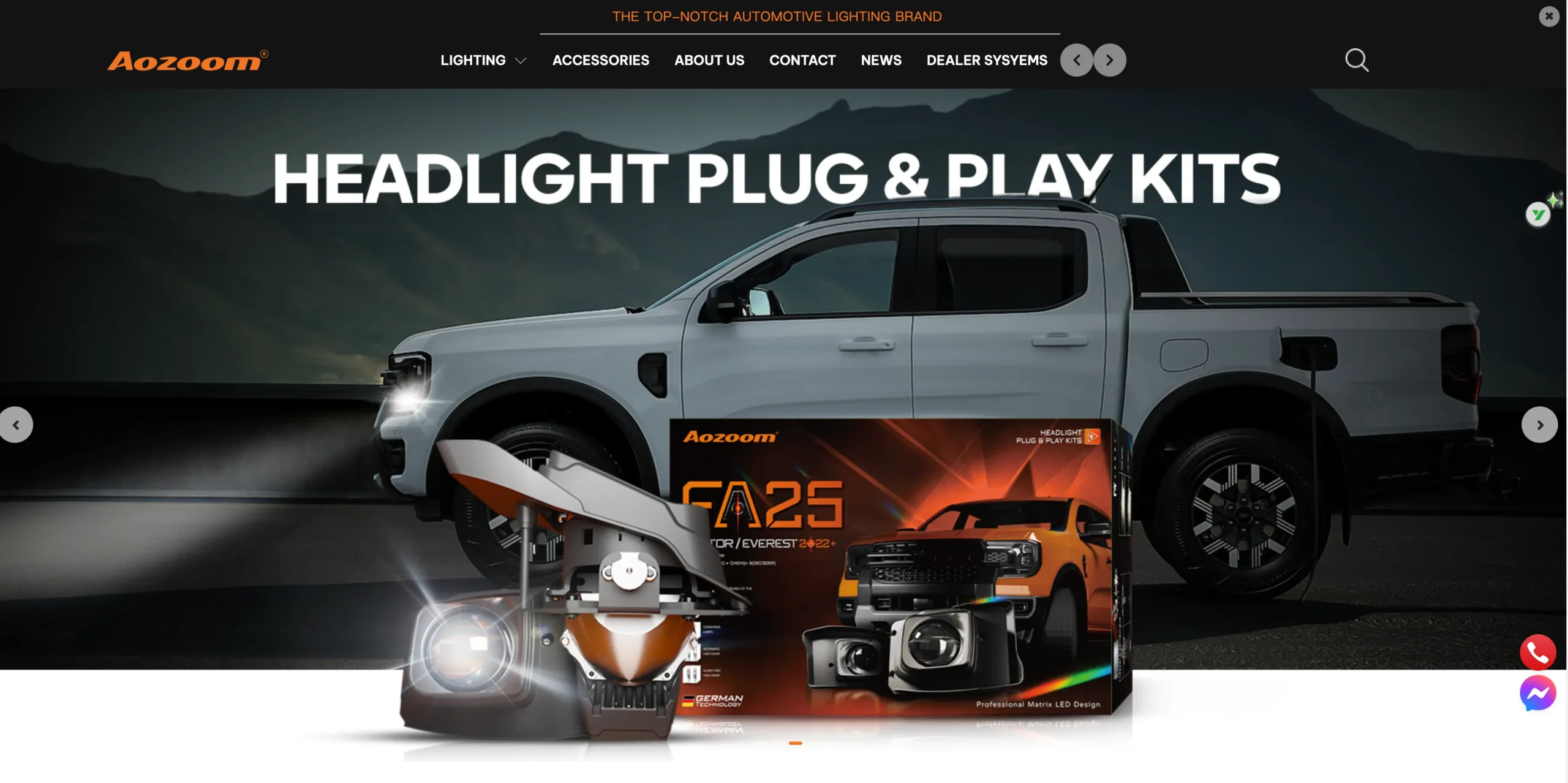 aozoom led headlights