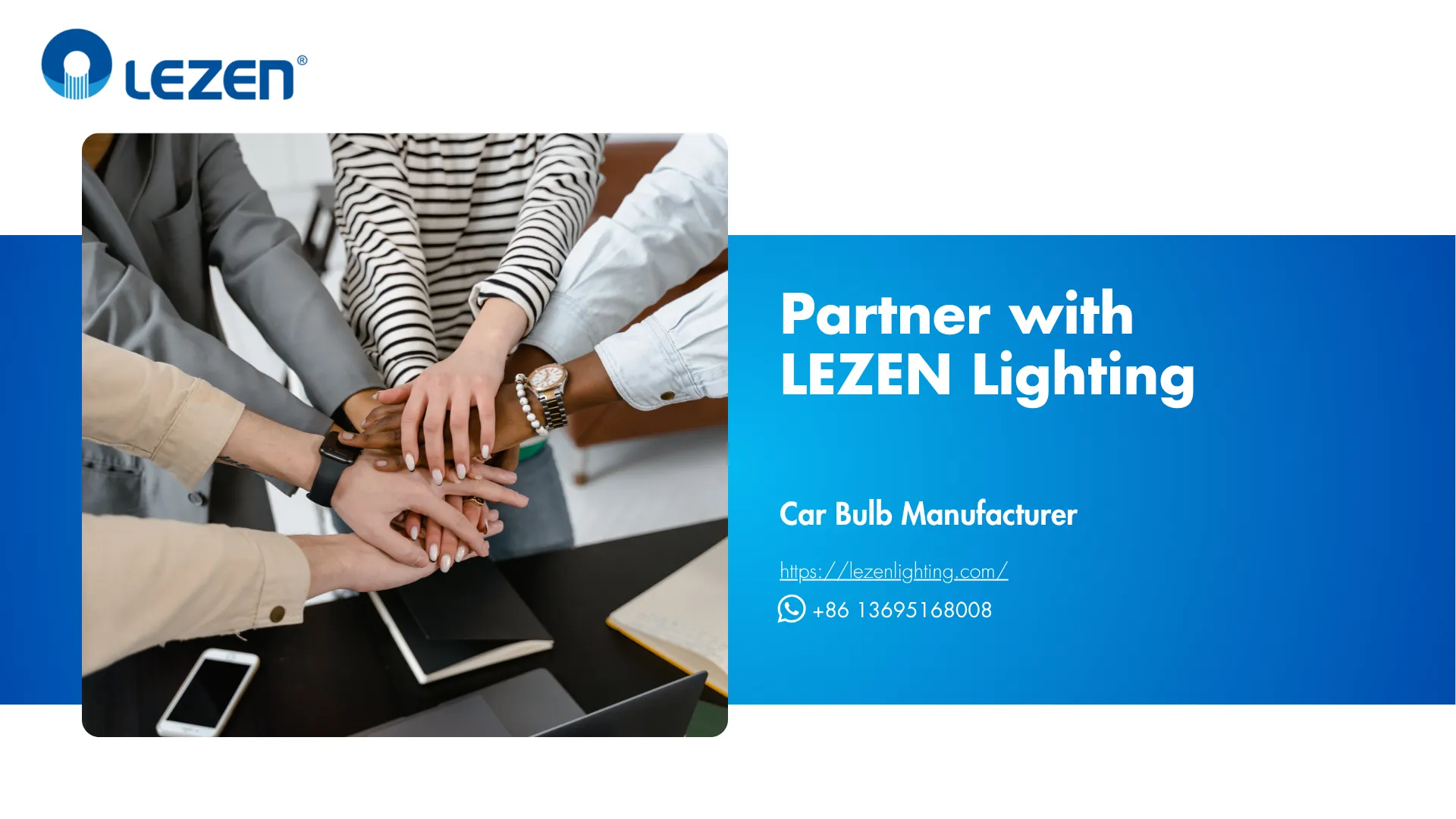 partner with lezen lighting car bulb manufacturer