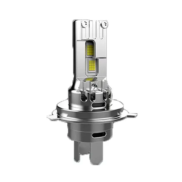 h4 led bulb with fan canbus v4 led headlight