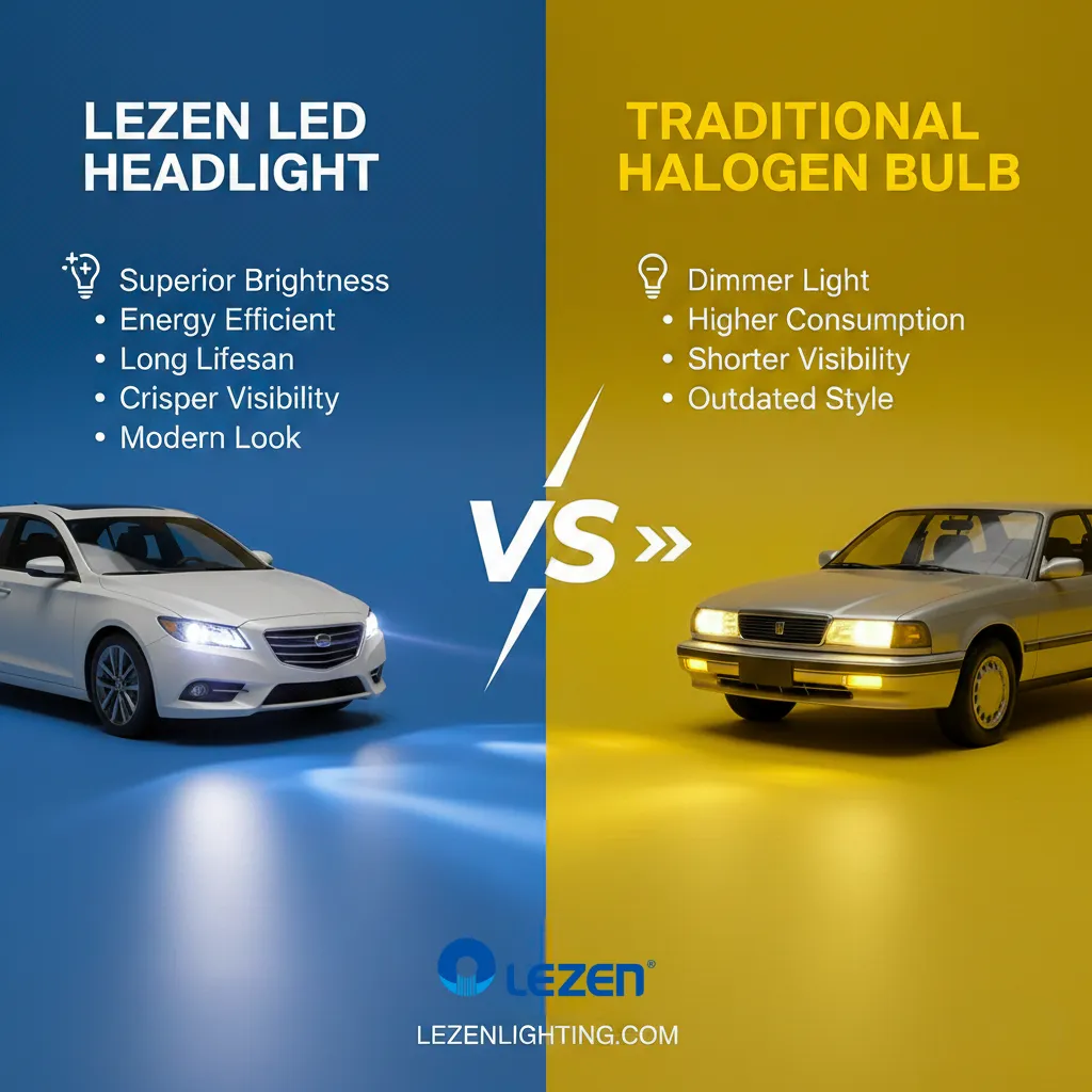 led headlights vs halogen bulbs a strategic b2b buyer’s guide