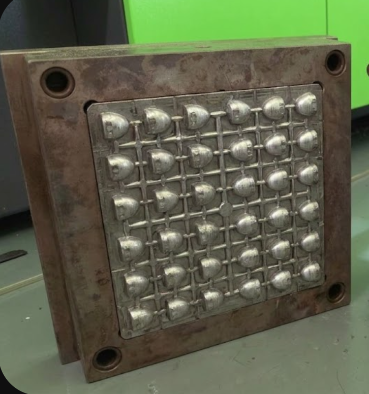 Generic Public Mold showing 1-out-of-36+ stamping defects