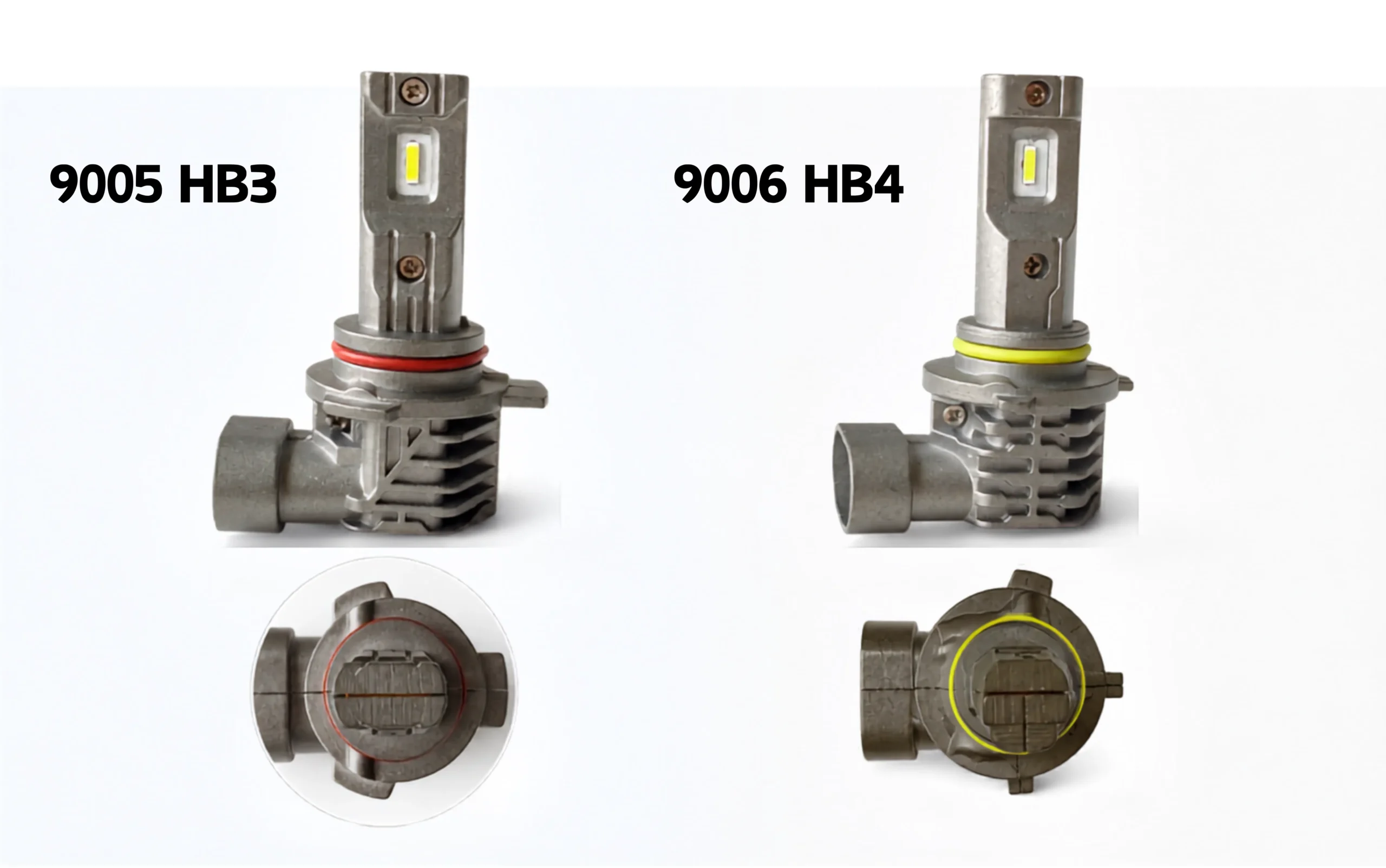 Comparison 9005 vs 9006 Base