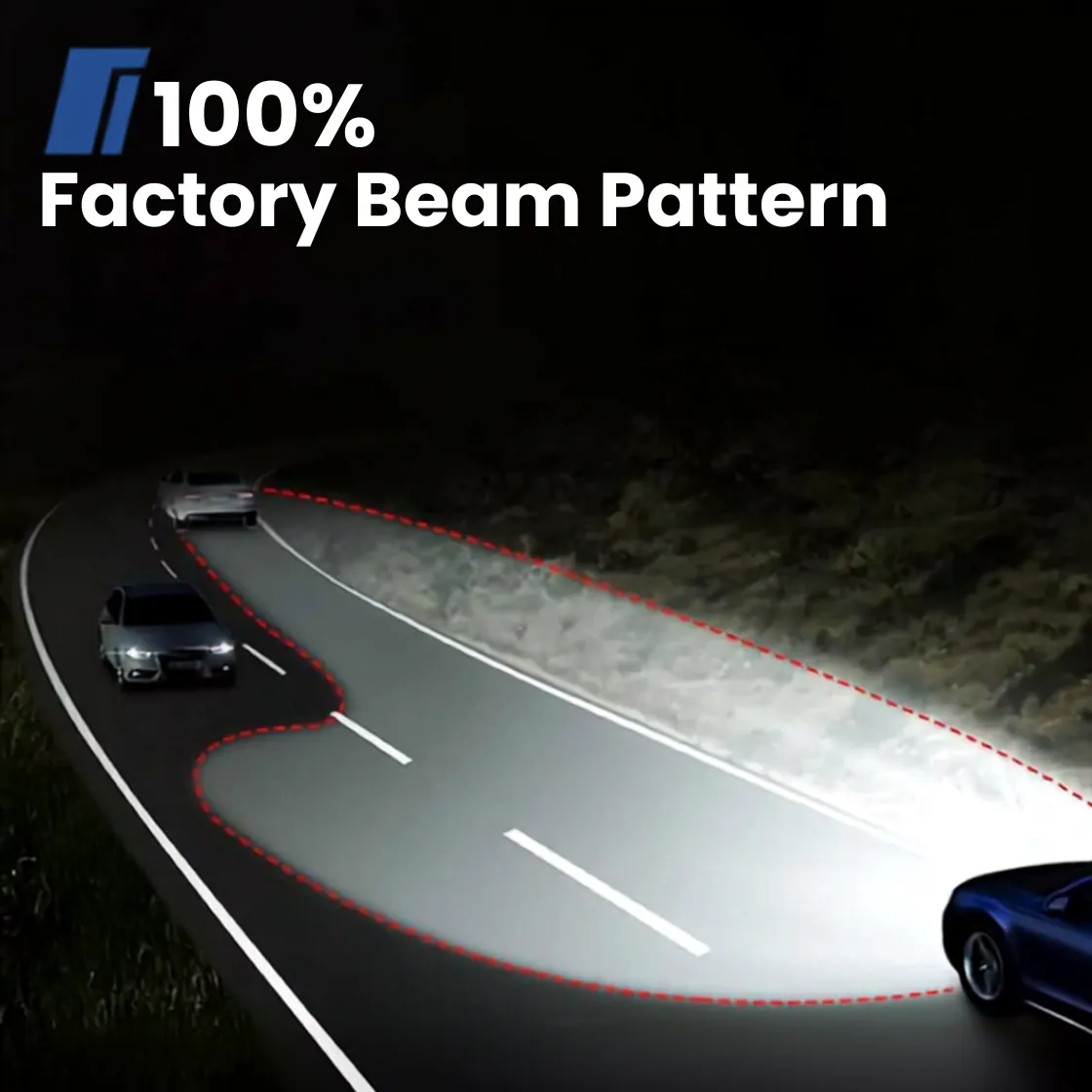 H4 Focused High Beam