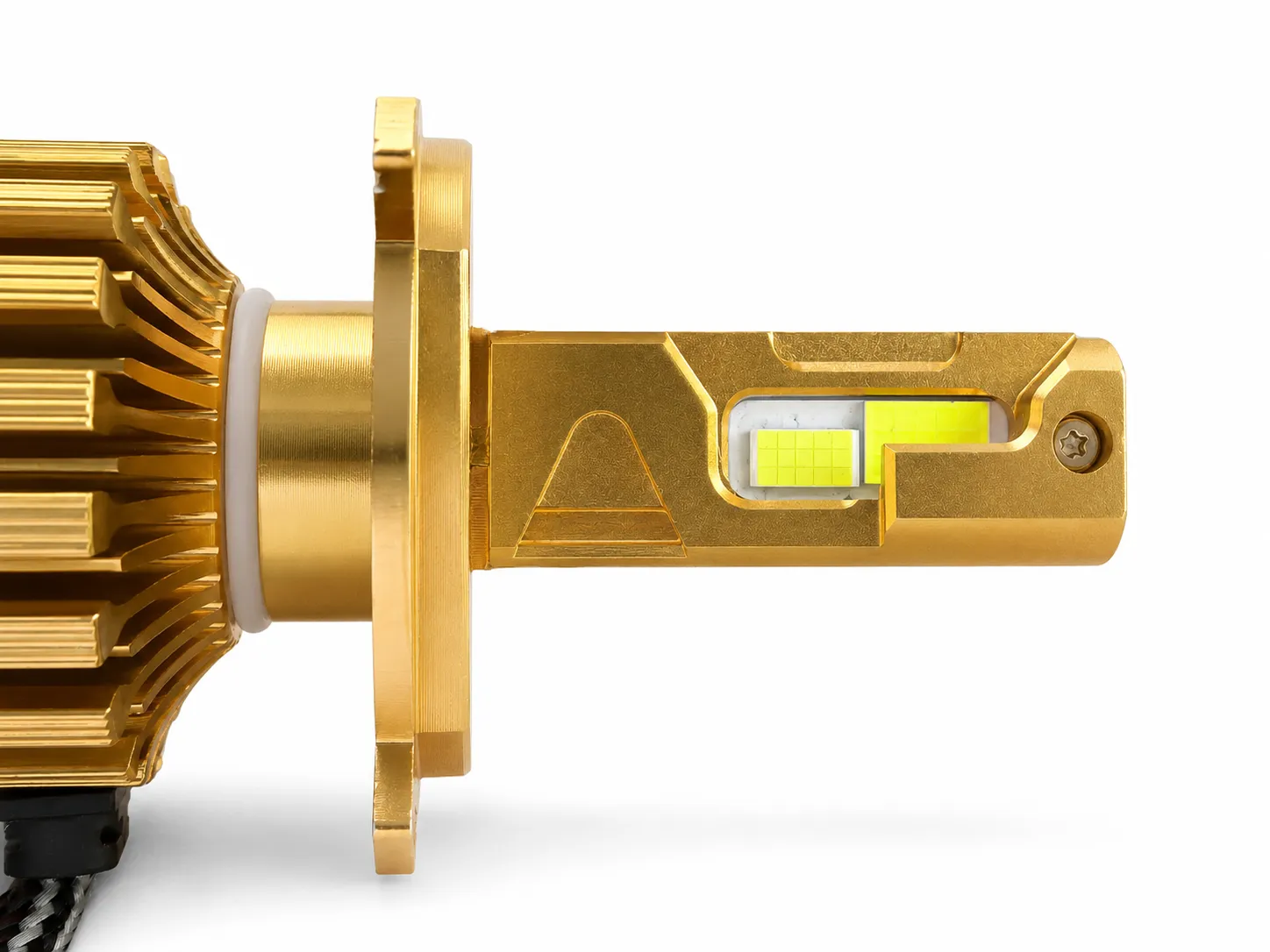 H4 LED High and Low Beam Structure